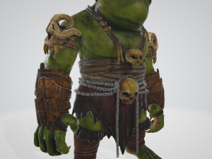 GrumbleTooth - The Jovial Troll 3D 모델