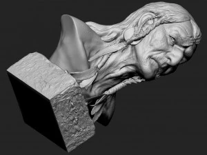 Big Chief Native American 3D Print Model