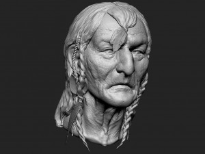 Big Chief Native American Modelo de impresión 3D