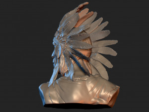 Native American Proud 3D 打印模型