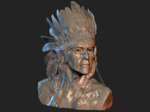 Native American Proud 3D 打印模型