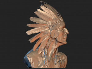Native American Proud 3D 打印模型