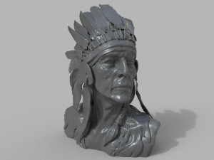 Native American Proud 3D 打印模型