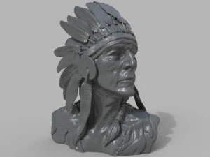 Native American Proud 3D Print Model