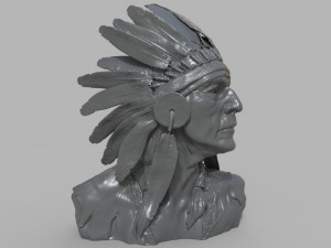 Native American Proud 3D 打印模型