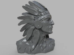 Native American Proud 3D Print Model