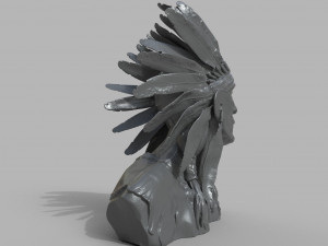 Native American Proud 3D 打印模型
