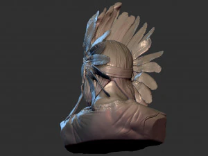 Native American Proud 3D Print Model