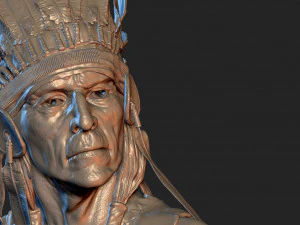 Native American Proud 3D Print Model