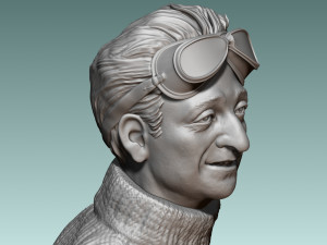 Car Driver Enzo Ferrari Modello di stampa 3D