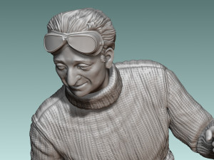 Car Driver Enzo Ferrari Modello di stampa 3D