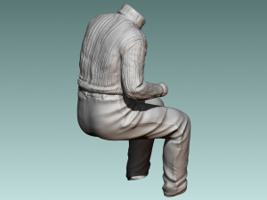 Car Driver Enzo Ferrari Modello di stampa 3D