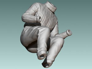Car Driver Enzo Ferrari Modello di stampa 3D
