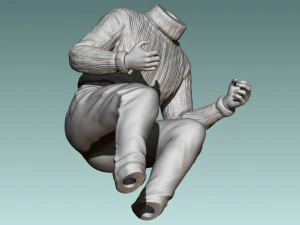 Car Driver Enzo Ferrari 3D Print Model