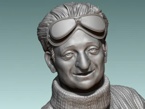 Car Driver Enzo Ferrari 3D Print Model