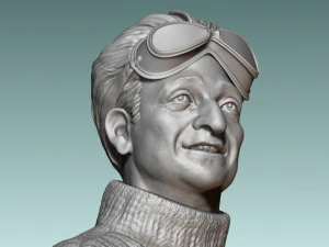 Car Driver Enzo Ferrari 3D Print Model