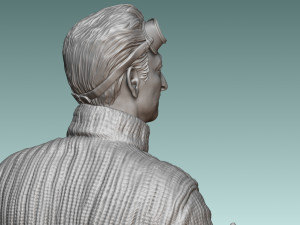 Car Driver Enzo Ferrari Modello di stampa 3D
