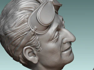 Car Driver Enzo Ferrari 3D Print Model