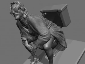 Het Kerelstoilet De Grote Lebowski 3D printmodel