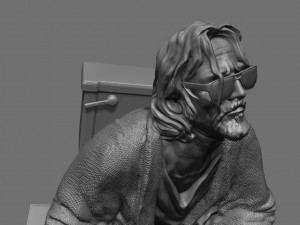 The Dude Toilet The Big Lebowski 3D Print Model