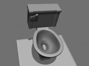 The Dude Toilet The Big Lebowski 3D Print Model