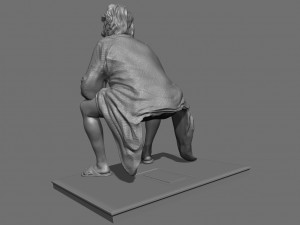 The Dude Toilet The Big Lebowski 3D Print Model