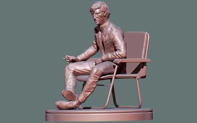 Jochen Rindt Legend Modello di stampa 3D .c4d .max .obj .3ds .fbx .stl .blend 