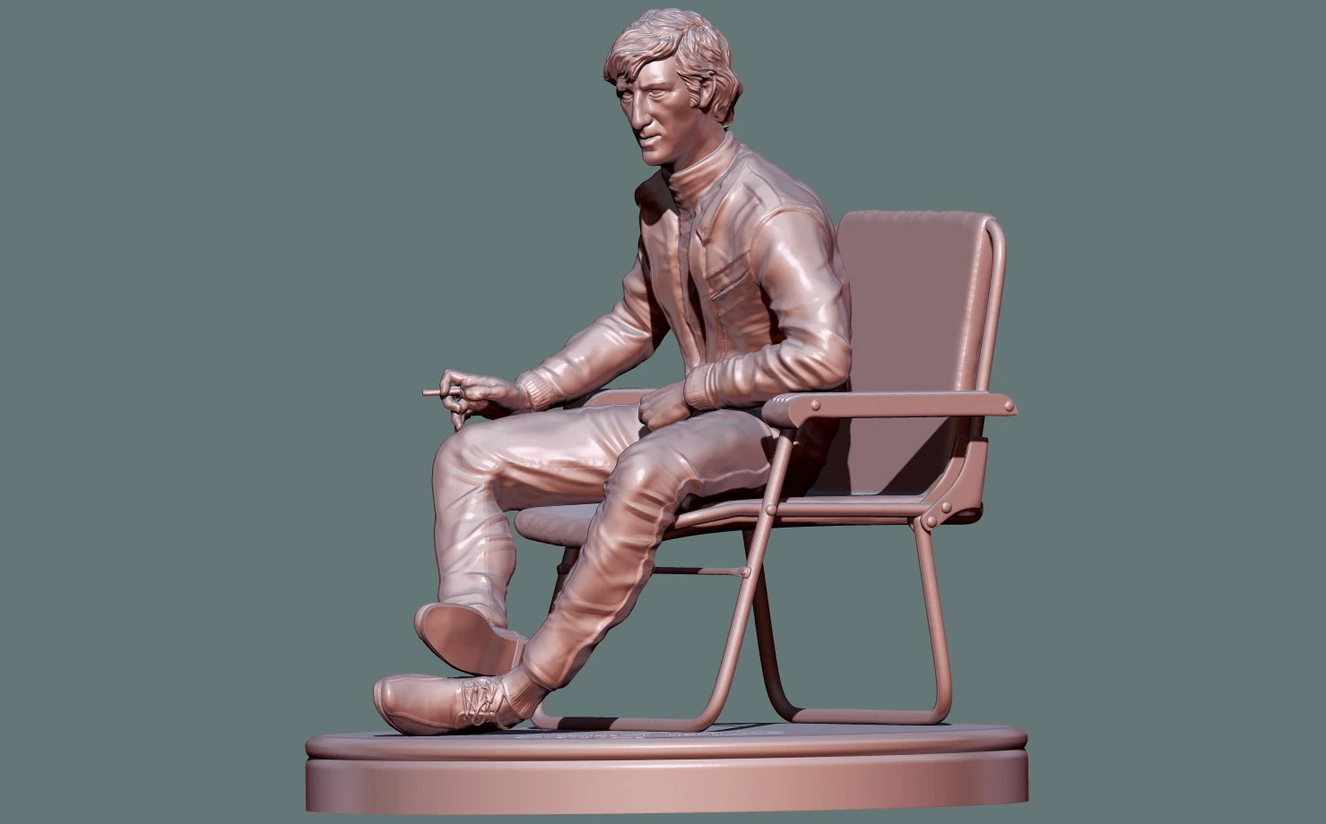 Jochen Rindt Legend 3D Print Model .c4d .max .obj .3ds .fbx .stl .blend 