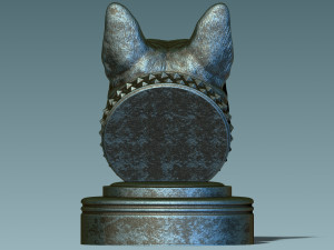 Frenchie French Bulldog 3D प्रिंट मॉडल
