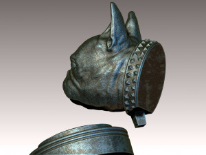 Frenchie French Bulldog 3D प्रिंट मॉडल