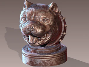 American Bully 3D Print Model