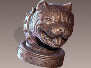 American Bully 3D Print Model
