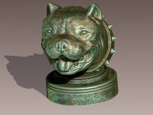 American Bully 3D Print Model