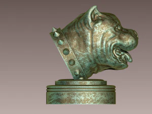 American Bully 3D Print Model