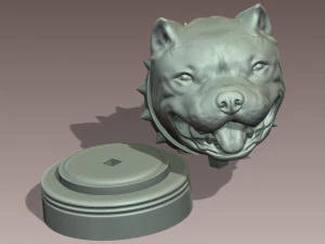 American Bully 3D Print Model