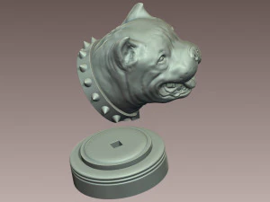 American Bully 3D Print Model