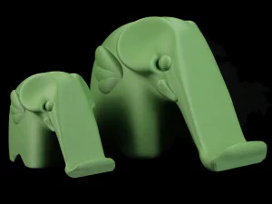 Elephant Phone Holder 3D Print Model