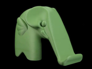 Elephant Phone Holder 3D Print Model