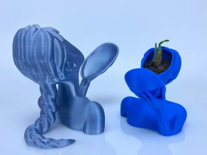 Beauty Flowerpot 3D Print Model