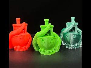 Benchy with octopus 3D Print Model