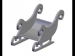 SUNLU Sled Model do druku 3D
