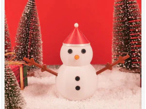SUNLU Schneemann 3D Druckmodell
