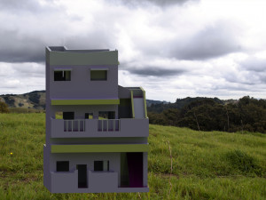 2 floor house Model 3D