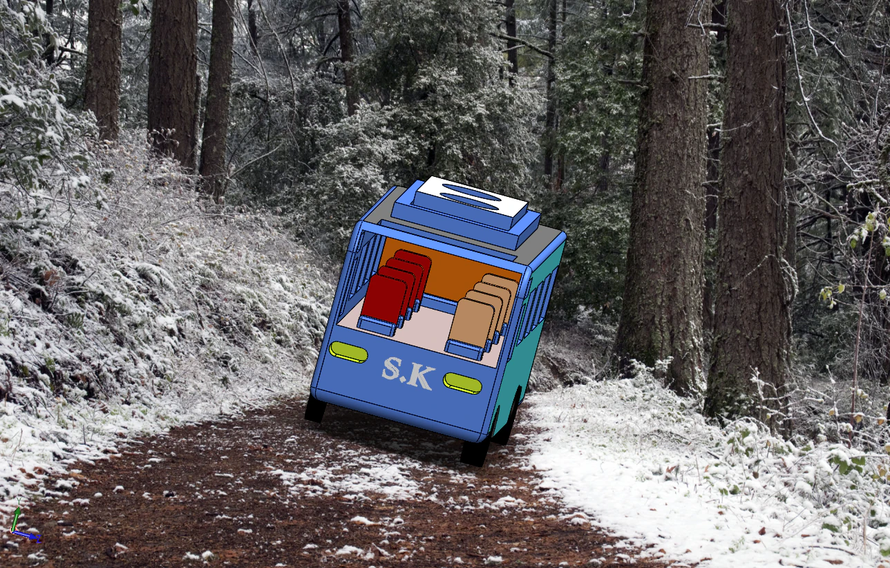 Bus 3D Model .c4d .max .obj .3ds .fbx .stl .blend