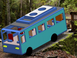Bus 3D मॉडल