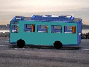 Bus 3D मॉडल
