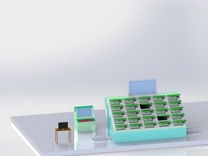 Battery swapping machine 3Dモデル