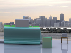 Battery swapping machine Modello 3D