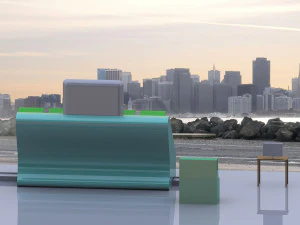 Battery swapping machine 3D Model