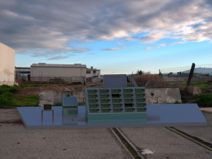 Battery swapping machine Modello 3D